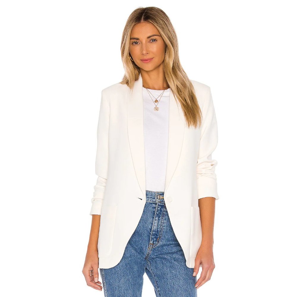 Amanda Uprichard White Blazer